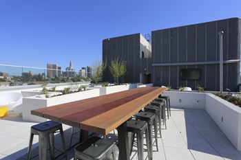 Farm-table on Rooftop Deck